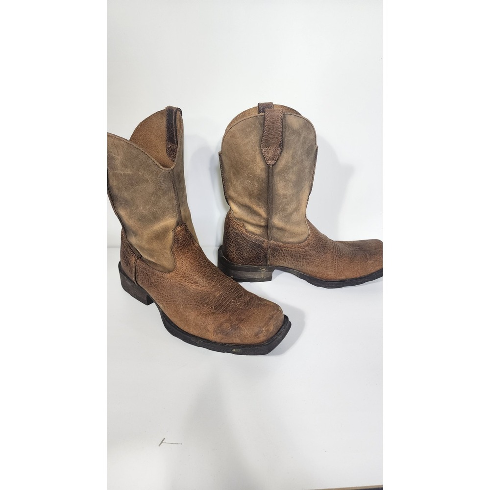 Ariat Rambler Mens Size 10 D Boots Brown Western Leather  Cowboy Working Boots